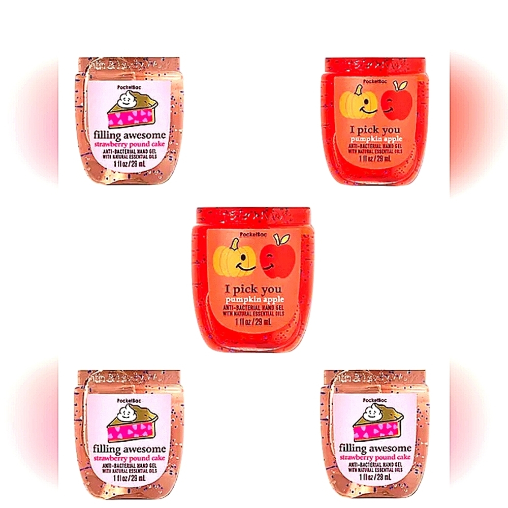 FILLING AWESOME HAND SANITIZERS Pumpkin Apple & Strawberry Pound Cake